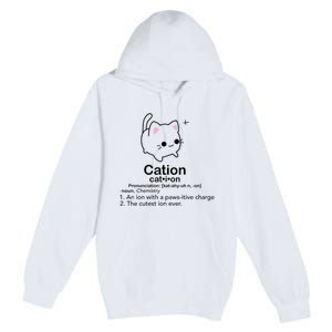 Cat Cation Cute Kitty Cation Premium Pullover Hoodie