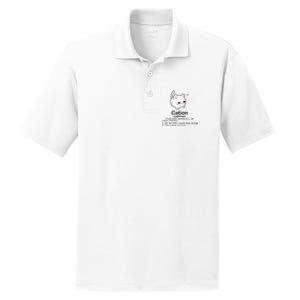 Cat Cation Cute Kitty Cation PosiCharge RacerMesh Polo