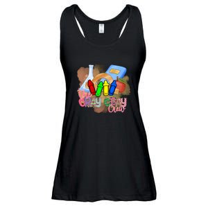 Cray Colors Child Art FunnyCrayon Crew Teacher Student 100 Days Of School Ladies Essential Flowy Tank