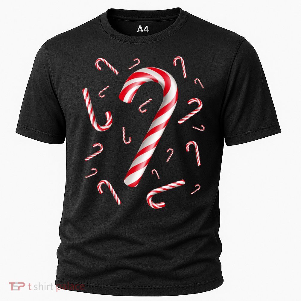 Christmas Candy Cane Mash Up Performance Shirt