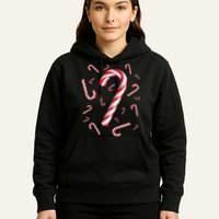 Christmas Candy Cane Mash Up Hoodie