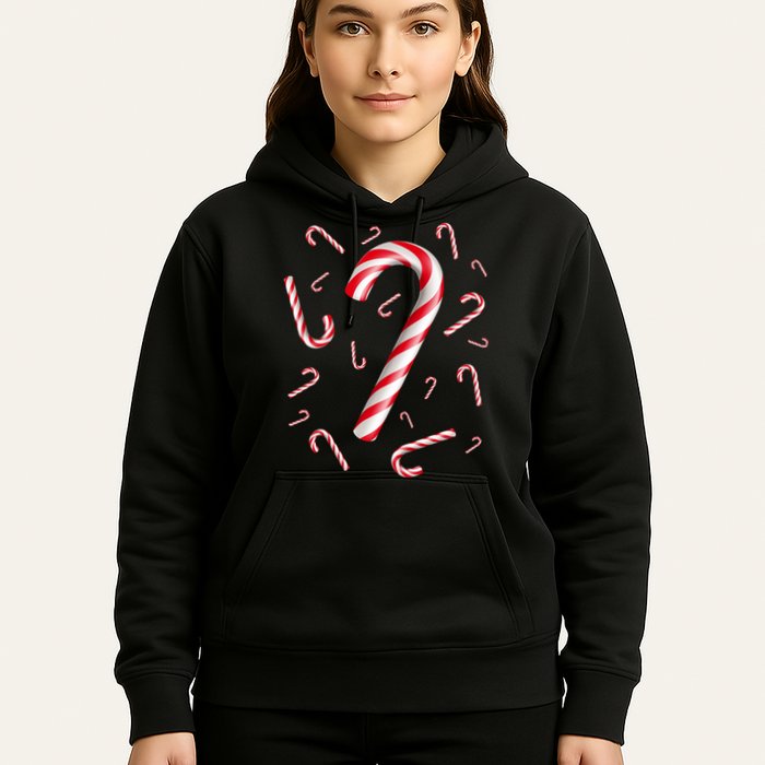 Christmas Candy Cane Mash Up Hoodie