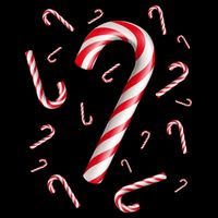 Christmas Candy Cane Mash Up Hoodie