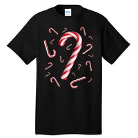 Christmas Candy Cane Mash Up Tall T-Shirt