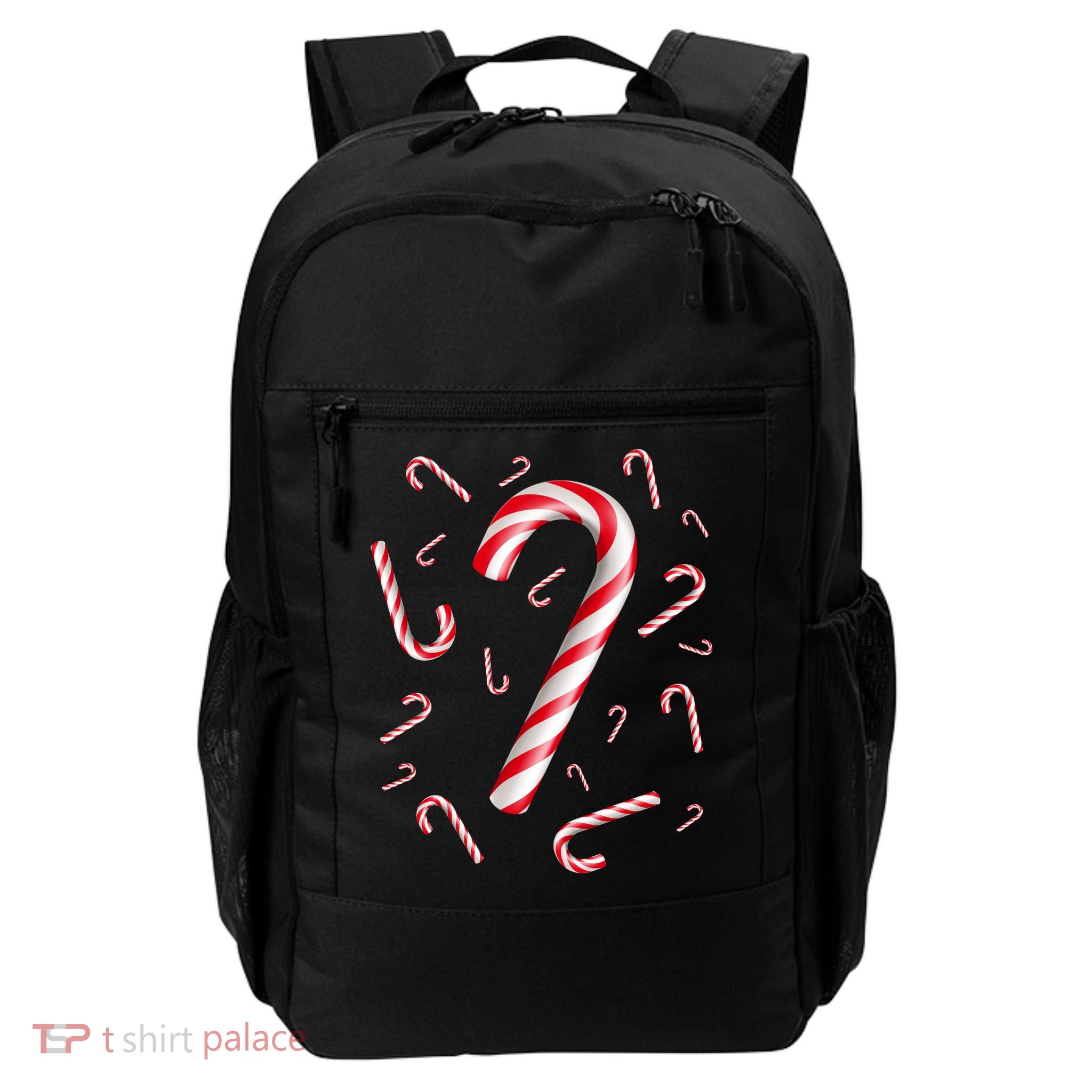 Christmas Candy Cane Mash Up Backpack