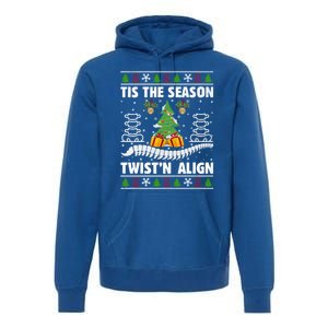 Christmas Chiropractor Chiropractic Profession Holiday Chiro Gift Premium Hoodie