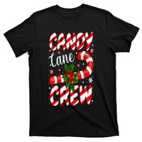 Candy Cane Crew Christmas Family Matching Xmas Pajamas T-Shirt