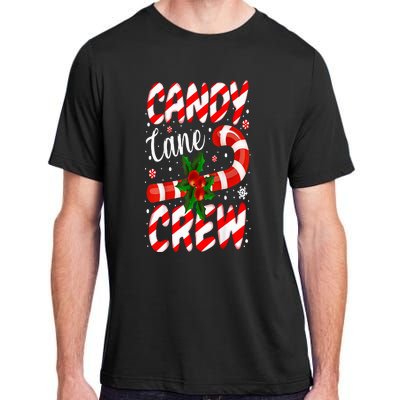 Candy Cane Crew Christmas Family Matching Xmas Pajamas Adult ChromaSoft Performance T-Shirt