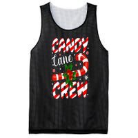 Candy Cane Crew Christmas Family Matching Xmas Pajamas Mesh Reversible Basketball Jersey Tank