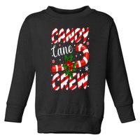 Candy Cane Crew Christmas Family Matching Xmas Pajamas Toddler Sweatshirt