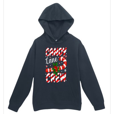 Candy Cane Crew Christmas Family Matching Xmas Pajamas Urban Pullover Hoodie