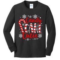 Candy Cane Cutie Cute Christmas Holiday Sweet Precious Kids Long Sleeve Shirt