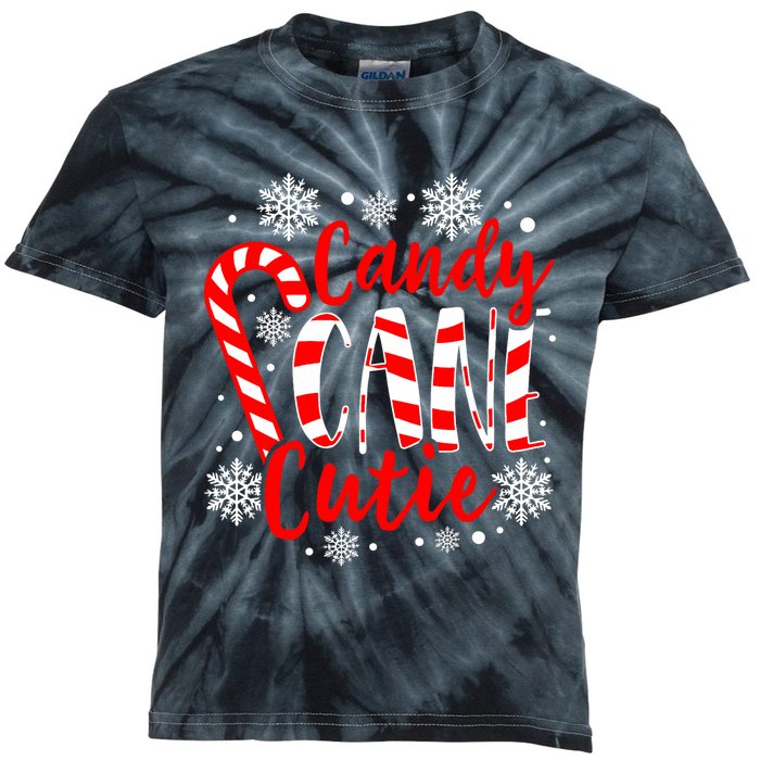 Candy Cane Cutie Cute Christmas Holiday Sweet Precious Kids Tie-Dye T-Shirt