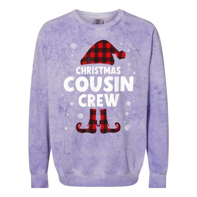 Christmas Cousin Crew Colorblast Crewneck Sweatshirt