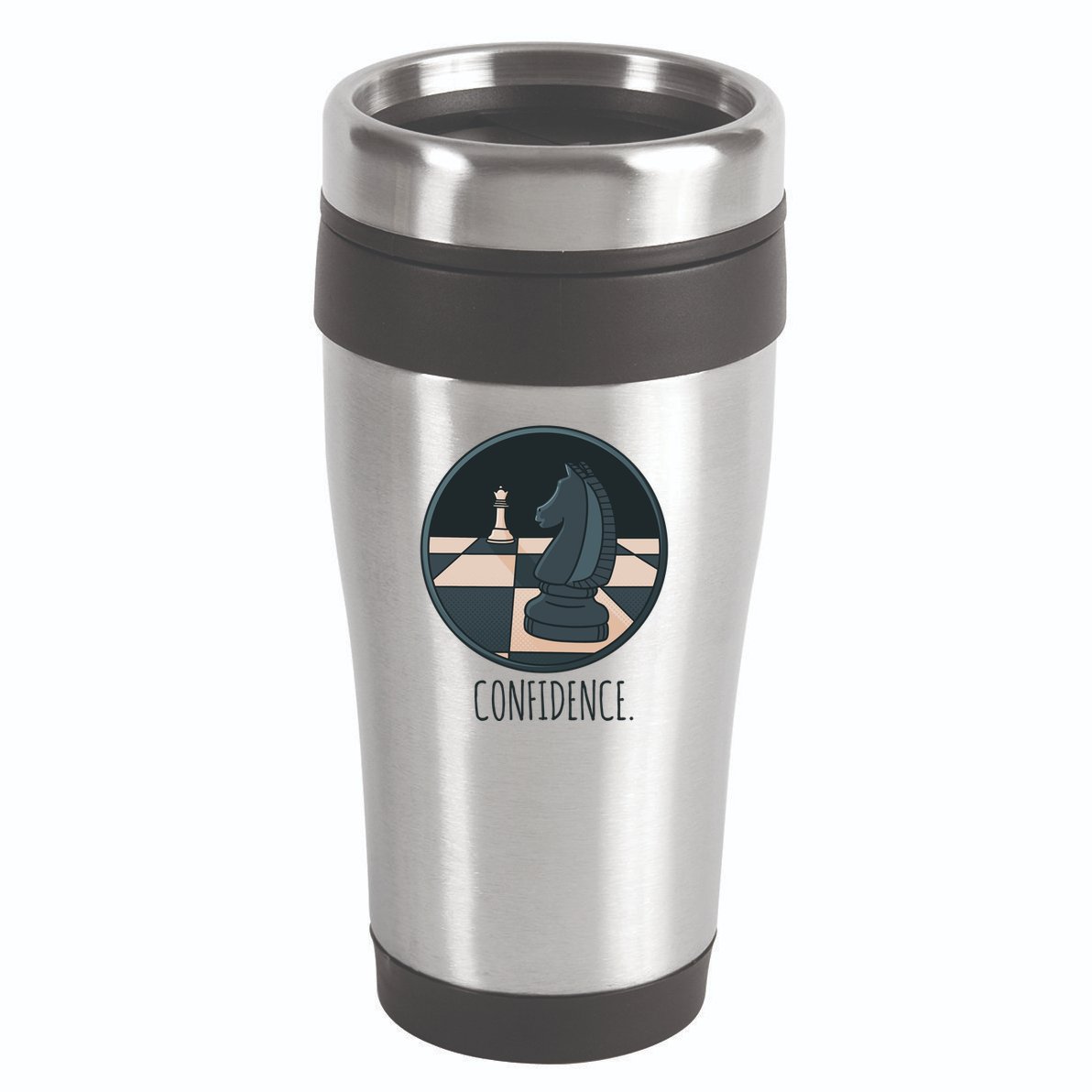 Confidence Chess 16oz Travel Tumbler