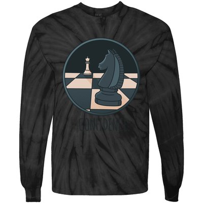 Confidence Chess Tie-Dye Long Sleeve Shirt