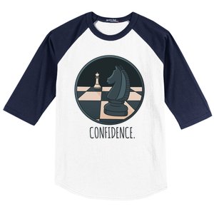 Confidence Chess Baseball Sleeve Shirt