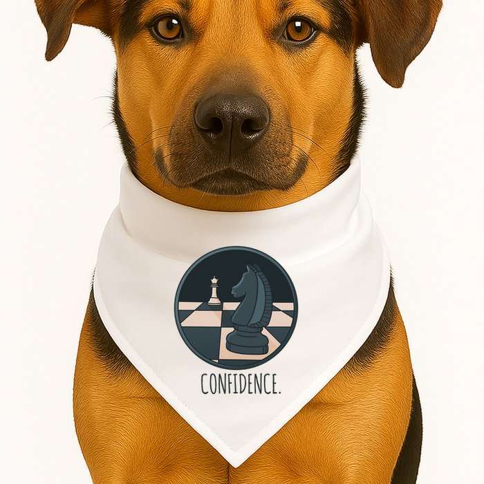 Confidence Chess USA-Made Doggie Bandana