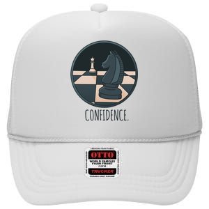 Confidence Chess High Crown Mesh Back Trucker Hat