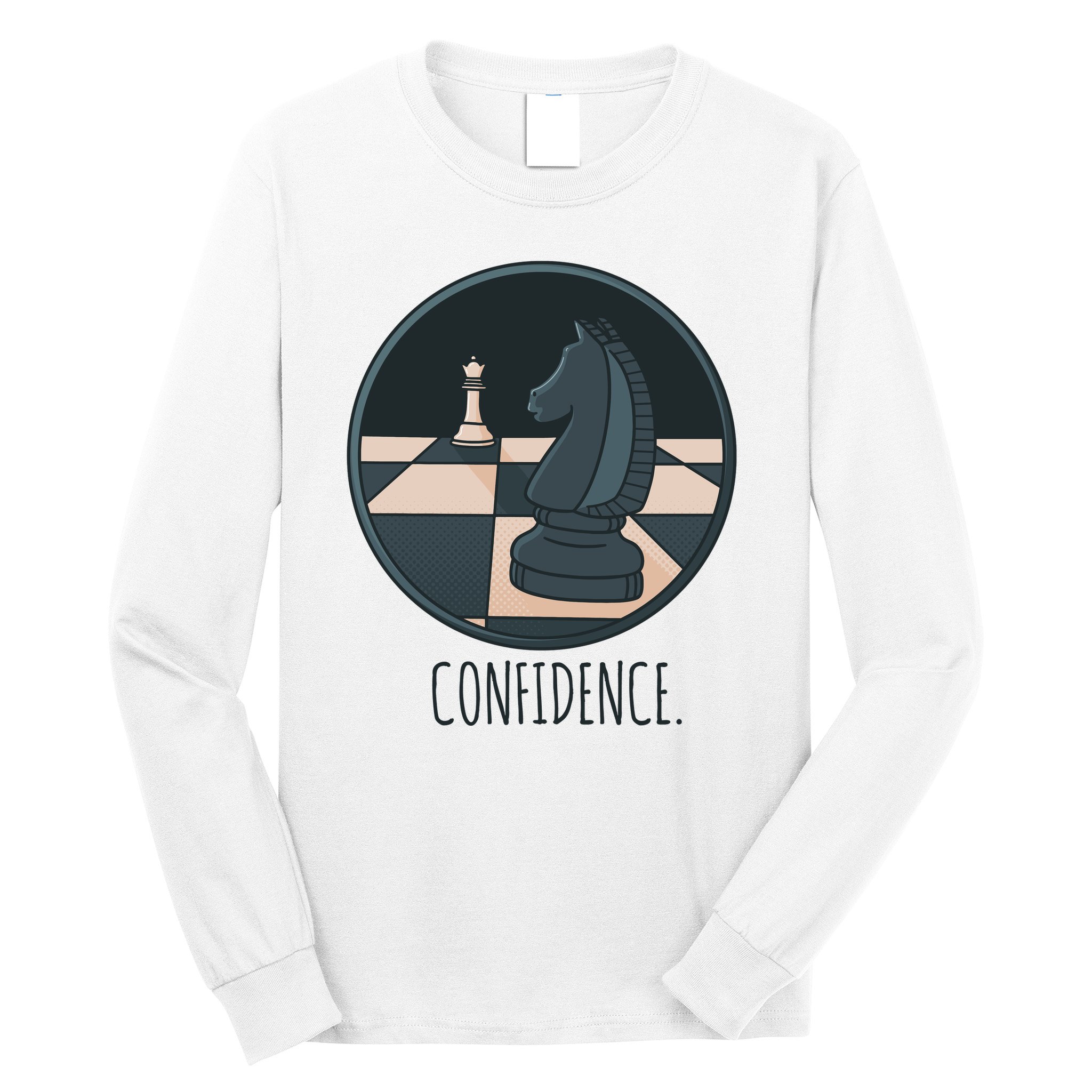Confidence Chess Long Sleeve Shirt