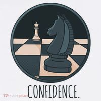 Confidence Chess 11oz C Handle Ceramic Mug
