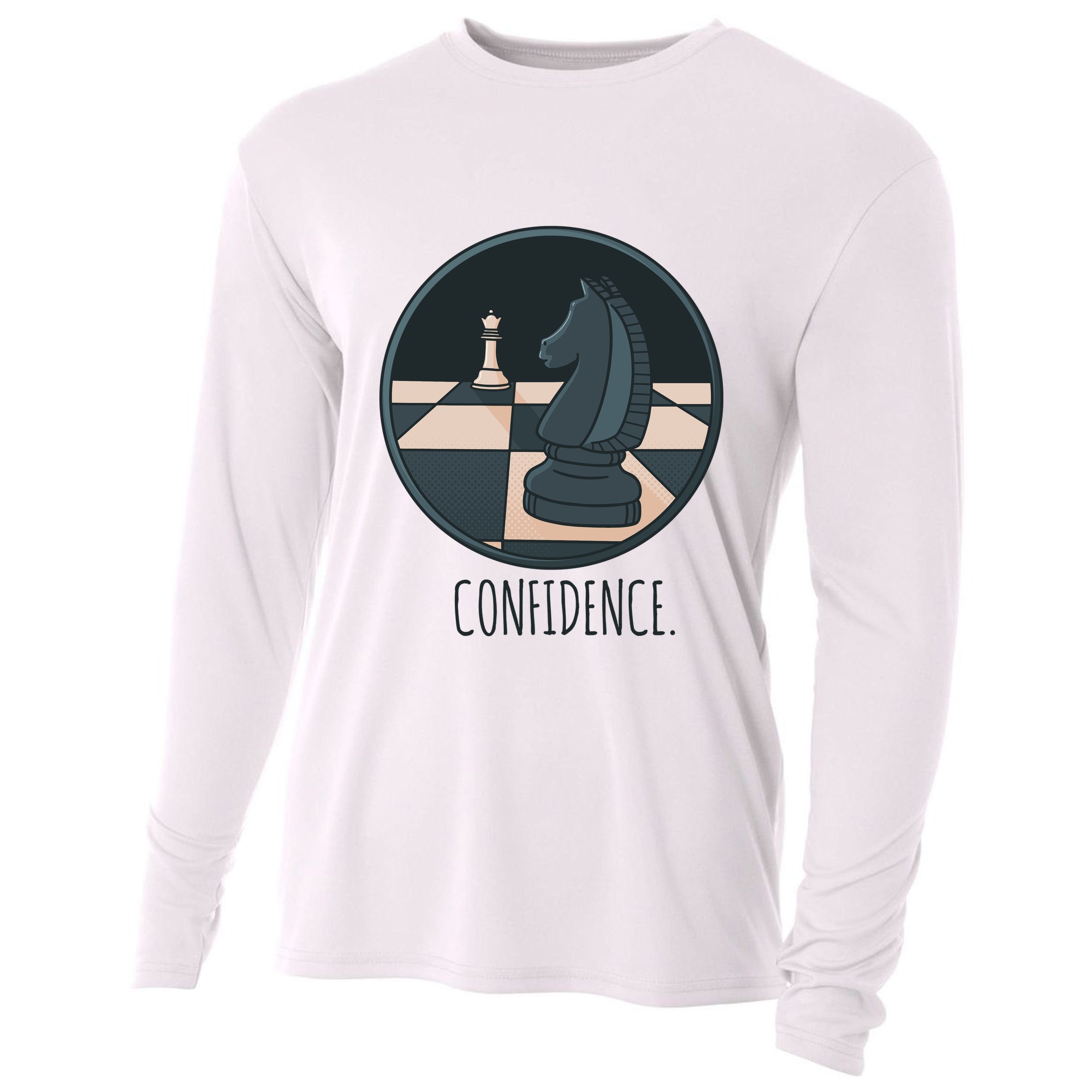 Confidence Chess Cooling Performance Long Sleeve Crew