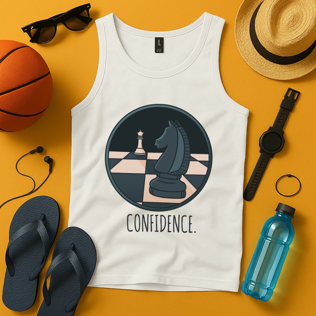Confidence Chess Tank Top