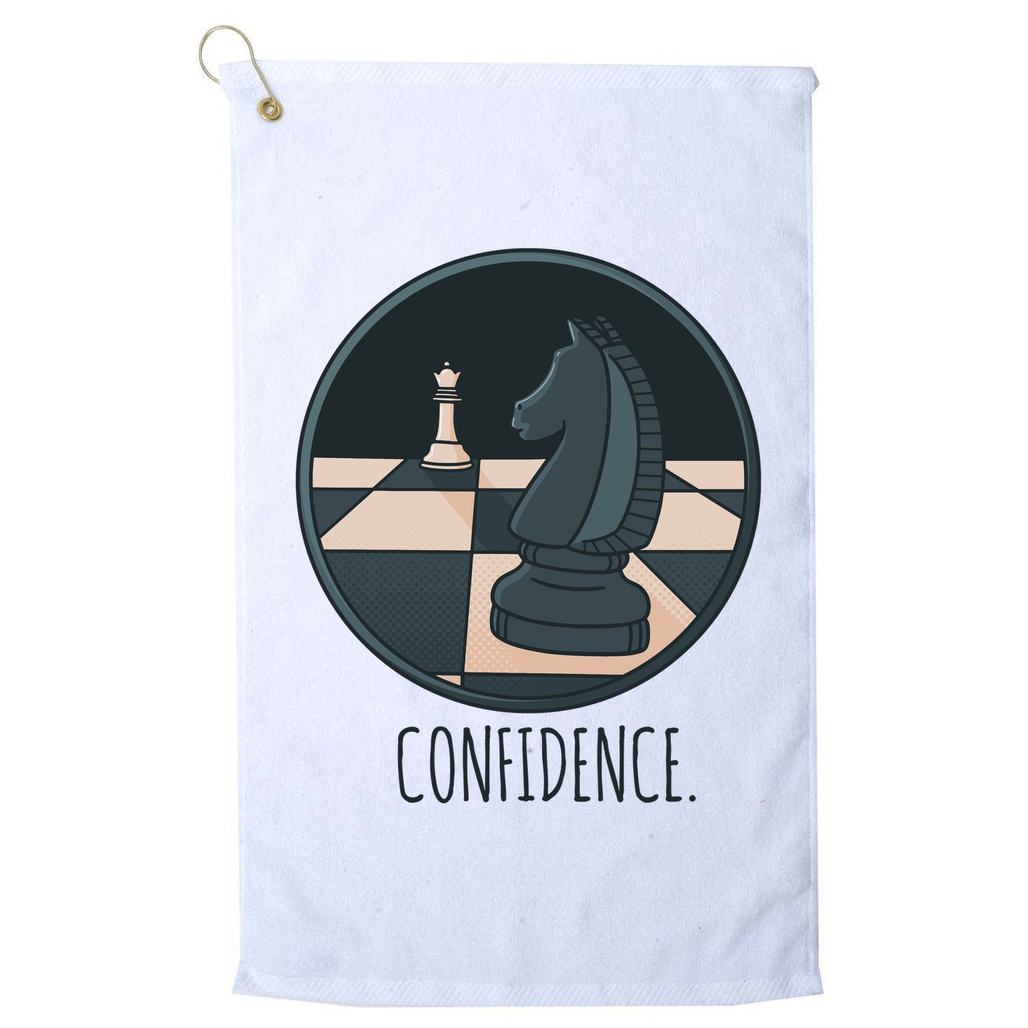 Confidence Chess Golf Towel