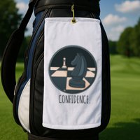 Confidence Chess Golf Towel