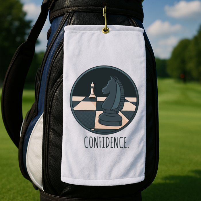 Confidence Chess Golf Towel