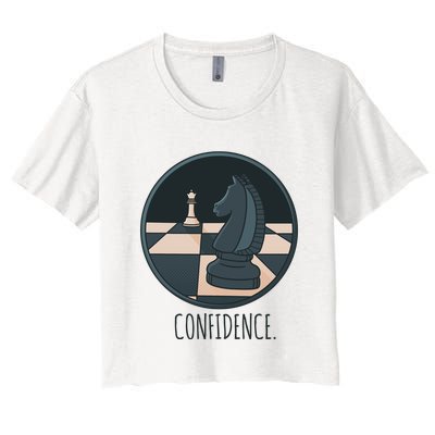 Confidence Chess Crop Top