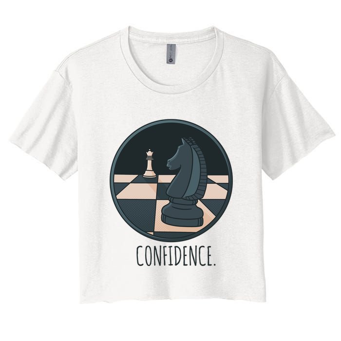 Confidence Chess Crop Top
