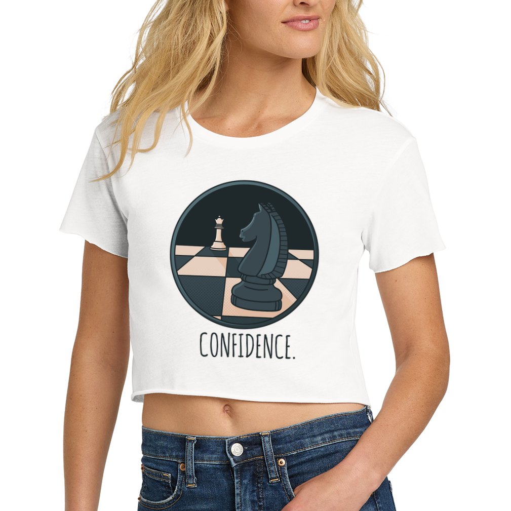 Confidence Chess Crop Top