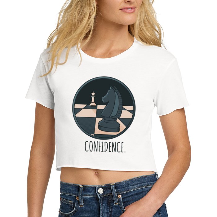 Confidence Chess Crop Top