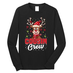 Christmas Cousin Crew Funny Reindeer Matching Pajama Gifts Premium Long Sleeve Shirt