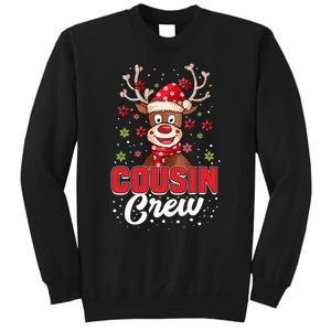 Christmas Cousin Crew Funny Reindeer Matching Pajama Gifts Premium Sweatshirt