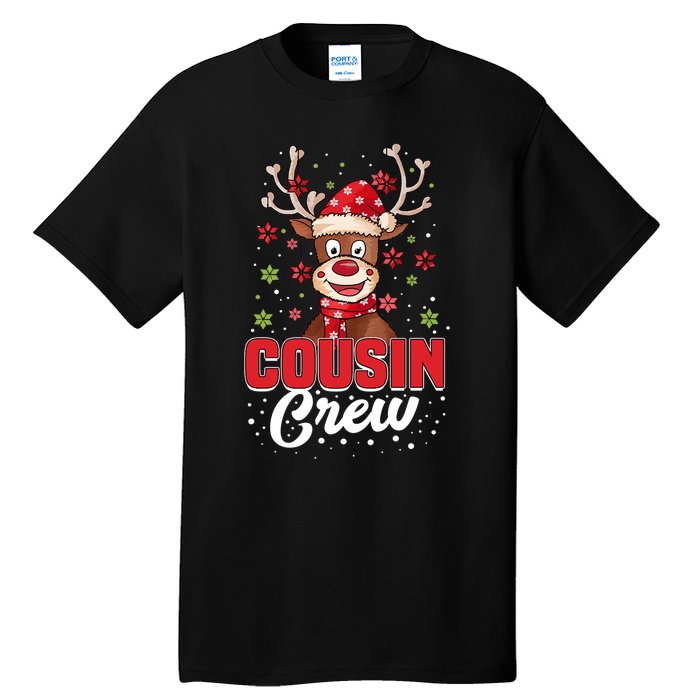 Christmas Cousin Crew Funny Reindeer Matching Pajama Gifts Premium Tall T-Shirt