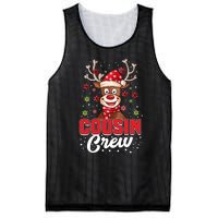 Christmas Cousin Crew Funny Reindeer Matching Pajama Gifts Premium Mesh Reversible Basketball Jersey Tank