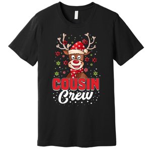 Christmas Cousin Crew Funny Reindeer Matching Pajama Gifts Premium Premium T-Shirt