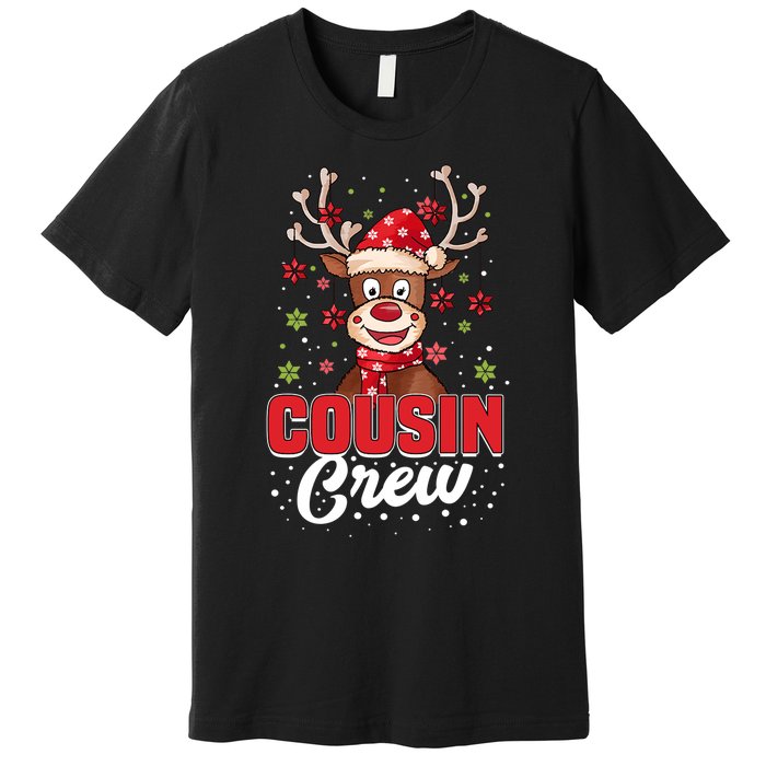 Christmas Cousin Crew Funny Reindeer Matching Pajama Gifts Premium Premium T-Shirt