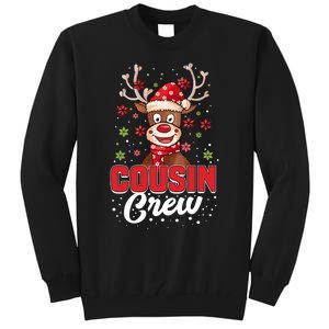 Christmas Cousin Crew Funny Reindeer Matching Pajama Gifts Premium Tall Sweatshirt