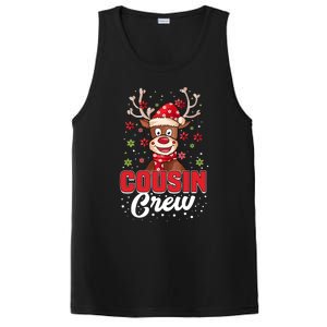 Christmas Cousin Crew Funny Reindeer Matching Pajama Gifts Premium PosiCharge Competitor Tank