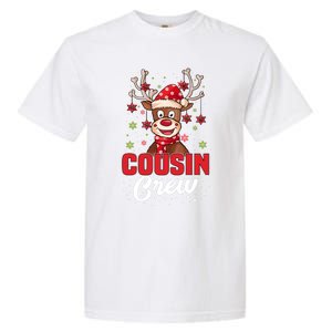 Christmas Cousin Crew Funny Reindeer Matching Pajama Gifts Premium Garment-Dyed Heavyweight T-Shirt