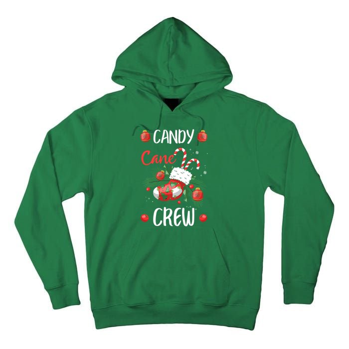 Candy Cane Crew Christmas Xmas Tall Hoodie