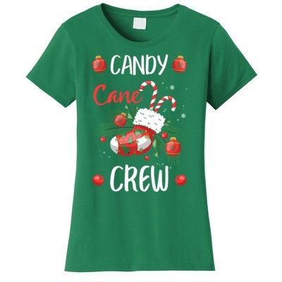 Candy Cane Crew Christmas Xmas Women's T-Shirt