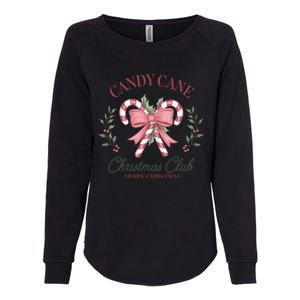 Candy Cane Christmas Holiday Season Xmas Gift Womens California Wash Sweatshirt