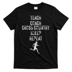 Cross Country Coach Teacher Funny Sports T-Shirt