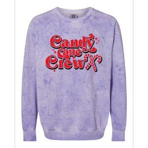 Cute Candy Cane Crew Merry Christmas Adults Colorblast Crewneck Sweatshirt