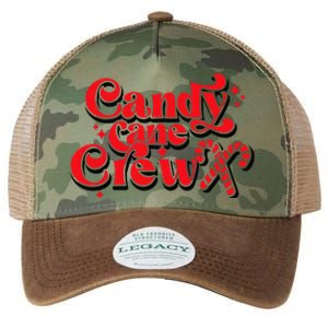 Cute Candy Cane Crew Merry Christmas Adults Legacy Tie Dye Trucker Hat