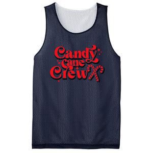 Cute Candy Cane Crew Merry Christmas Adults Mesh Reversible Basketball Jersey Tank